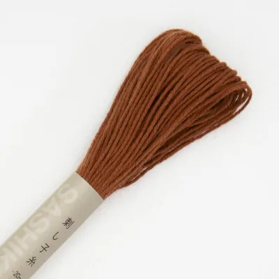 Immagine prodotto di Filo da ricamo Sashiko Olympus, cotone, gomitolo, circa 20 metri, colore 3, marrone, prodotto in Giappone