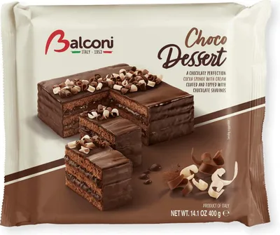 Produktbild von 3x Balconi choko dessert Schoko Torta Schokolade creme 400g kuchen cake