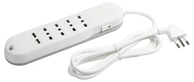 Immagine prodotto di bticino Cavo di prolunga Slim 1,5 m 4 uscite AC in interno Bianco