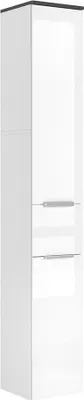 Produktbild von Vicco Badschrank Otis, 30 x 190 cm, Weiß Hochglanz/Anthrazit