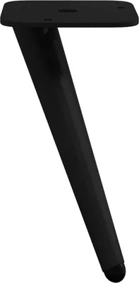 Obrázok produktu pre vidaXL Nohy 2 ks čierne 56 x 56 x 100 mm železo