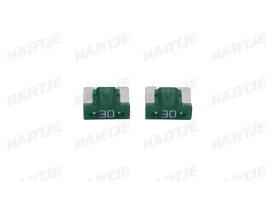 Image de Mini-fusible Dresselhaus, 30A, 2 pièces. Profil bas, couleur vert clair