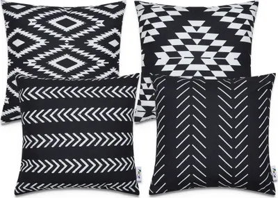 Produktbild von Kissenbezüge Deko Wohnzimmer Geometrisch Muster Kissenbezug Sofa Zierkissenbezug
