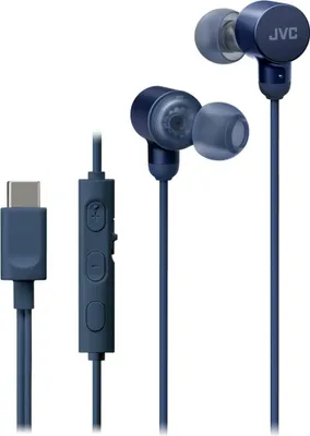 Zdjęcie produktu dla JVC HAFR29UCA, Przewodowa, Połączenia/muzyka, Zestaw słuchawkowy, Niebieski