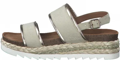 Produktbild von s.Oliver Damen 5-5-28702-28 Flache Sandale, Pistachio, 40 EU