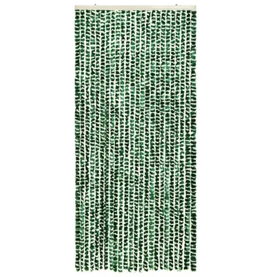 Produktbild von Insektenschutz-Vorhang Grün und Weiß 90x220 cm Chenille