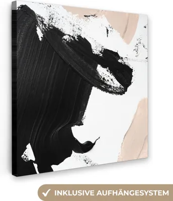 Produktbild von MuchoWow® - Leinwandbilder - Farbe - Design - Abstrakt, Wandbild, Wanddeko Bilder Wohnzimmer, 20x20 cm