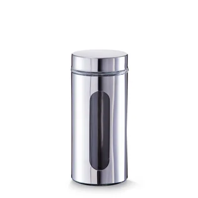 Produktbild von Zeller Vorratsglas, 1000 ml, Edelstahl Ø10,2x23