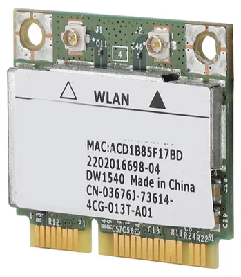 Imagen del producto de Tarjeta Wi-Fi Mini PCI-e de doble banda Dell Broadcom BCM943228HM4L DW1540, compatible con los estándares 802.11 a/b/g/n