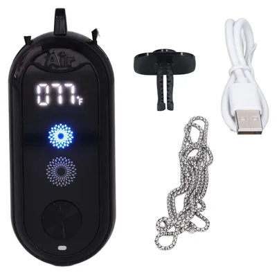 Obrázek produktu pro Přenosný čistič vzduchu, generátor záporných iontů, mini, přenosný, dobíjecí přes USB, na cesty