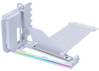 Produktbild von Lian Li Vertikales GPU-Halterungs-Kit mit PCIe 5.0-Riser-Kabel - weiß