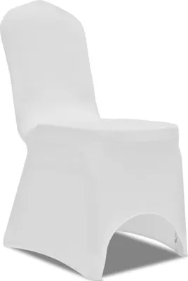 Obrázok produktu pre vidaXL Stretch Chair Covers White 24 ks.