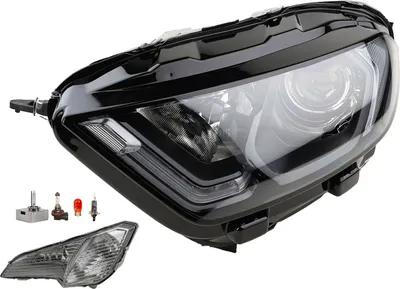 Immagine prodotto di Fari anteriori, compatibili con Ford Ecosport dal 12/2017, colore nero, con fendinebbia e indicatori di direzione. Codici: 2232205 GN1513D155HE, 2235537 GN1513B221MB, 2215342 GN1513B221MA. Marca: Johns