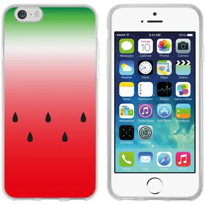 Produktbild von PhoneNatic Case kompatibel mit Apple iPhone 6s / 6 Silikon-Hülle Sommer Melone M5