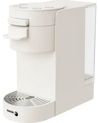 Imagen del producto de Máquina de café tipo "pod" FAGOR, compatible con cápsulas Senseo, depósito de agua de 750 ml, 1450 W, 2 tamaños y 2 intensidades, con bandeja antigoteo integrada