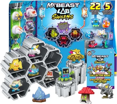 Immagine prodotto di Moose Toys MrBeast Lab Swarms Hyper Fusion Chaos XL pack, 5 rok/roky, Vícebarevný