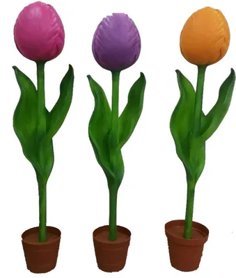 Zdjęcie produktu dla Sklep Dekoracja Ogrodowa Figura Tulipana Rzeźba Dekoracja Statuetki Figury Taras