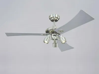 Obrázok produktu pre Westinghouse Audubon, Domáci lopatkový ventilátor, Strieborná, Biela, Drevo, Strop, MDF, nikel, 50 dB, 2400 ot/min