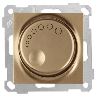 Produktbild von Dimmer 600W Gold Optik – Unterputz IP20 für Innen – CANDELA