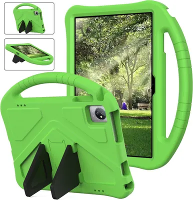 Produktbild von Kinder Hülle für DragonTouch Notepad 102 10.1", Eva Leichte Stoßfeste Ständer, Kids Griff Schutzhülle Grün