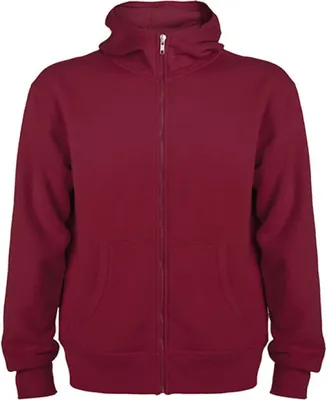 Produktbild von Roly CQ6421 | Herren Montblanc Hooded Sweatjacke - Farbe: Garnet Red 57 - Größe: XL