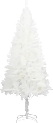 Zdjęcie produktu dla vidaXL Sztuczna choinka Naturalne igły Biały 210 cm
