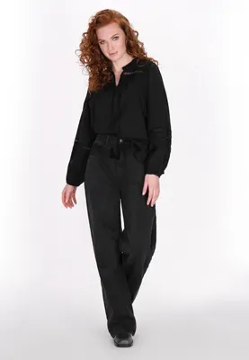 Image de Chemisier pour femme SAPORTA - noir, taille S