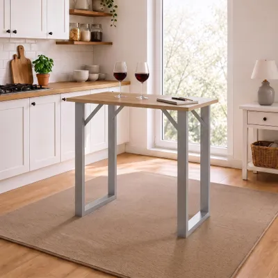 Produktbild von VCM Bartisch 110x50 cm, Tresen, Stehtisch, hoher Tisch, Bartresen, Hochtisch - Xona, KI-generiertes Bild
