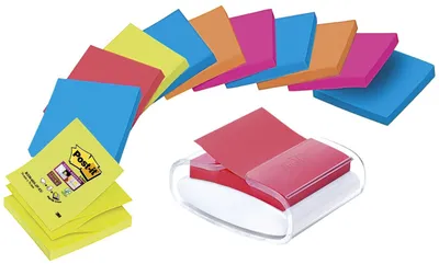 Produktbild von 3M Haftnotizspender Super Sticky ws+Z-Notes sort