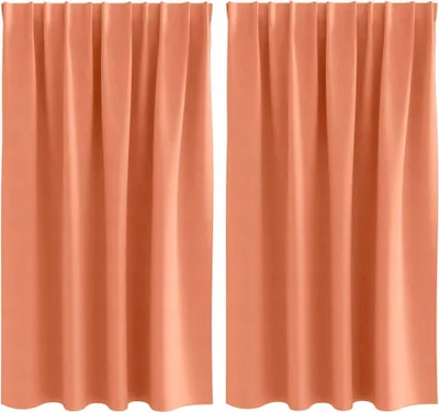 Obrázok produktu pre vidaXL Zatemňujúce závesy s krúžkami 2 ks Terakota 140 x 140 cm