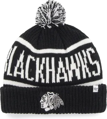 Produktbild von 47 Brand Strick Winter Mütze - CALGARY Chicago Blackhawks