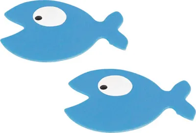 Produktbild von Spirella Hungry, Rutschfeste Badematte, Kinder, Blau, PVC, Maschinenwäsche, 30 °C
