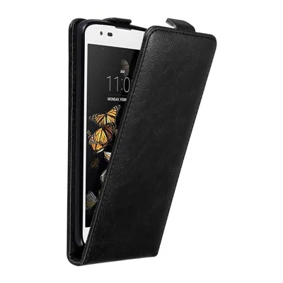 Immagine prodotto di Cadorabo cover per LG K8 2016 cover protettiva in nero flip case custodia del telefono cellulare cover