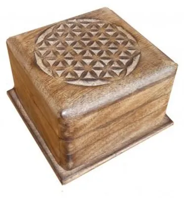 Produktbild von Trickbox, Schatulle aus Palisander-Holz, Größe ca. 10 x 10 x 6,5 cm