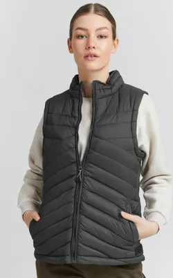 Produktbild von OXMO OXTelppa Damen Weste Steppweste Outdoor Weste mit Stehkragen