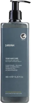 Image de Après-shampooing | Conditionneur ANYAH 480 ml - vegan, protection de la couleur, pour cheveux secs & bouclés - non rechargeable