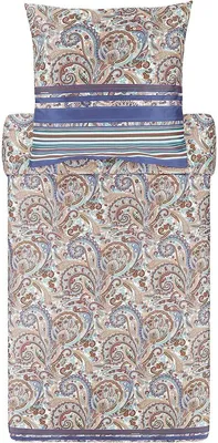Produktbild von Bassetti Mako-Satin Bettwäsche-Garnitur Noto Farbe GRAU G1 Größe 155x220+80x80