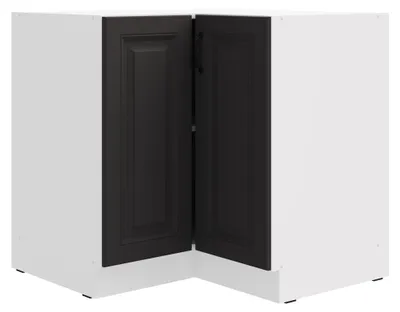 Produktbild von Eckunterschrank 90x90 cm Stilo Grau Küchenzeile Küchenblock Küche Landhaus