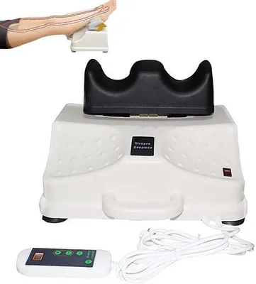 Produktbild von Famanu Fußmassagegerät - Beinmassage - Verbesserung der Blutzirkulation - 10 Intensitätsstufen - Schwarz