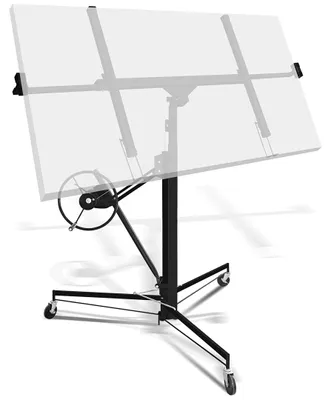 Produktbild von Vigevee Plattenheber Montagehilfe Panelheber Paneelheber Plattenlift für Rigips Trockenbau Fliesen Set Griff Schwarz