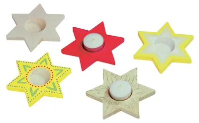 Produktbild von Färbe deinen eigenen Teelichthalterstar