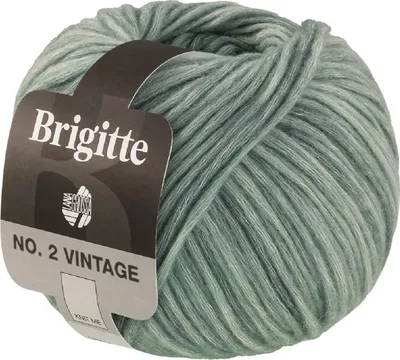Produktbild von Lana Grossa - Brigitte No. 2 Vintage 0207 graugrün meliert