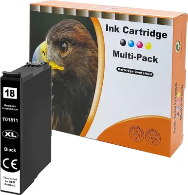 Produktbild von D&C Tintenpatronen ersetzt Epson T1811 BLACK