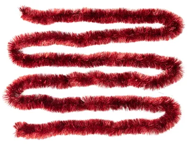 Produktbild von Girlande Lametta Doxa Rot Ø 70 mm x 6 m