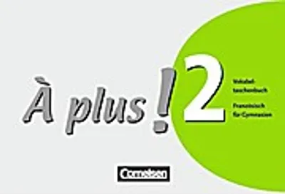Produktbild von A plus 2 Vokabeltaschenbuch