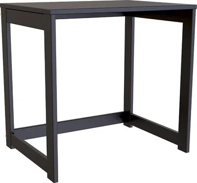 Image de Bureau en bois massif Alban - Noir