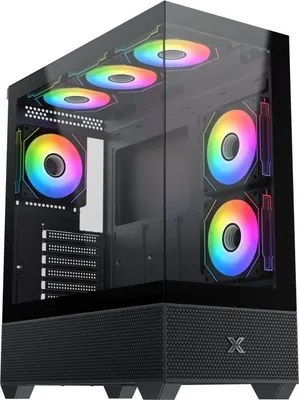 Image de Boîtier PC - XIGMATEK - Alphard - Midi Tower - E-ATX - Verre trempé - ARGB - Noir