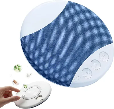 Obrázek produktu pro Reproduktor do polštáře – zvuky pro spánek – pro klidný spánek – bezdrátový a plochý – 9,6 x 1,2 cm – bílý