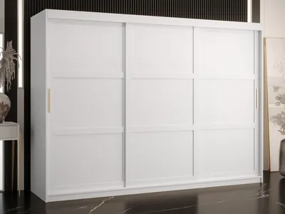 Obrázek produktu pro Šatní skříň 250 cm MALIA 1 - bílá