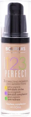 Imagen del producto de Bourjois 123 Perfect, envase con bomba, líquido, universal, nutritivo, luminoso, beige, beige oscuro